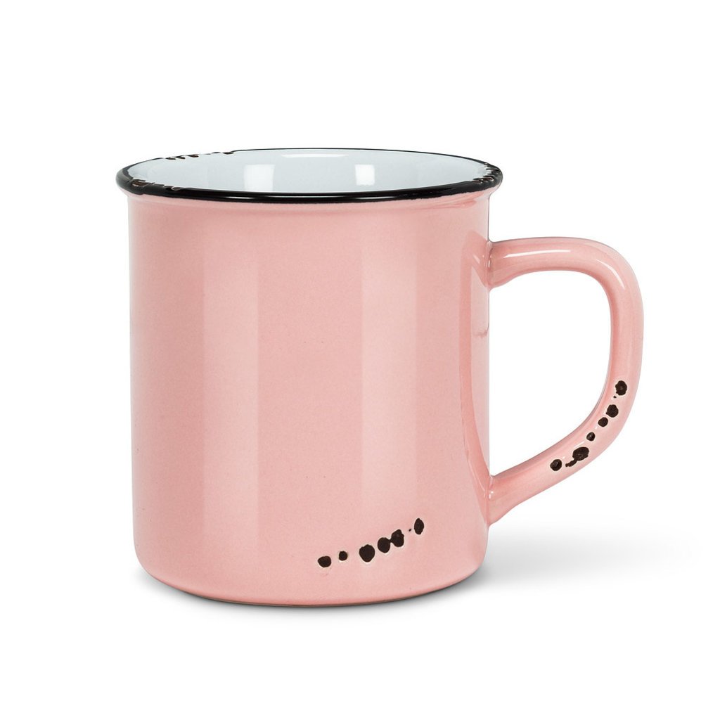 Enamel Look Mug | Pink