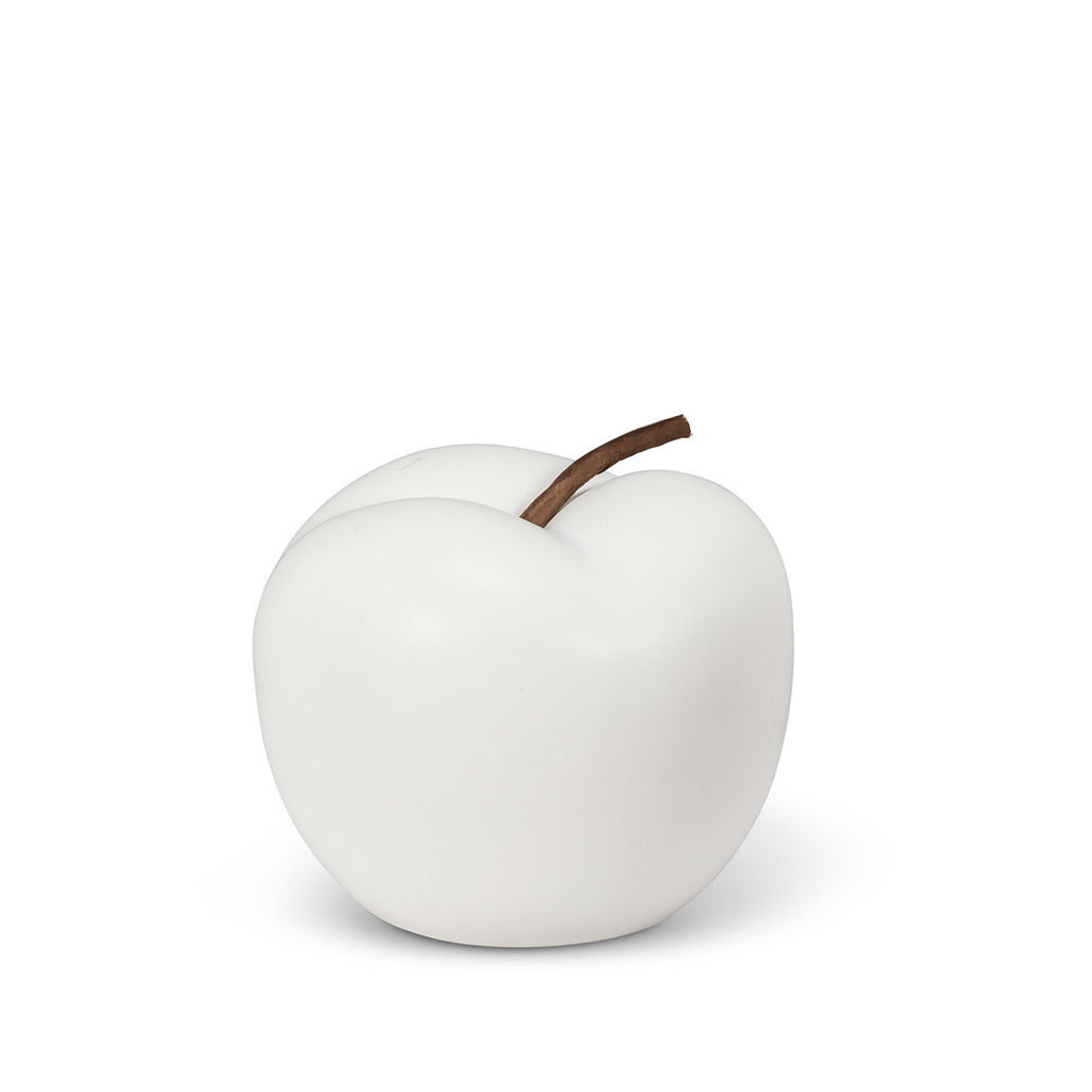 Matte Apple Decor White