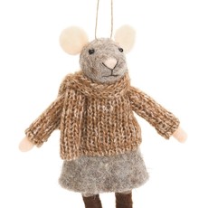 Lady Mouse w/Brown Boots