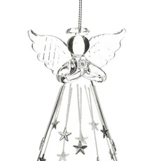 Glass Angel Ornament 5''