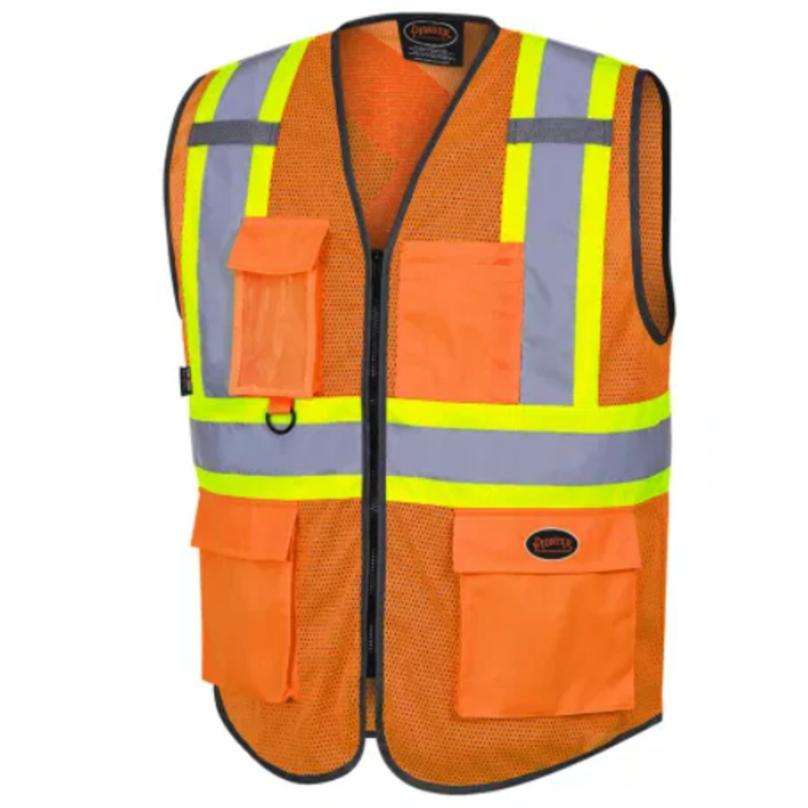 Pioneer Pioneer Hi-Vis Zipper Front Safety 6961 Vest