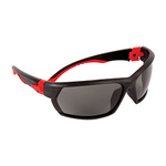 Dynamic Black & Red Frame Safety Glasses