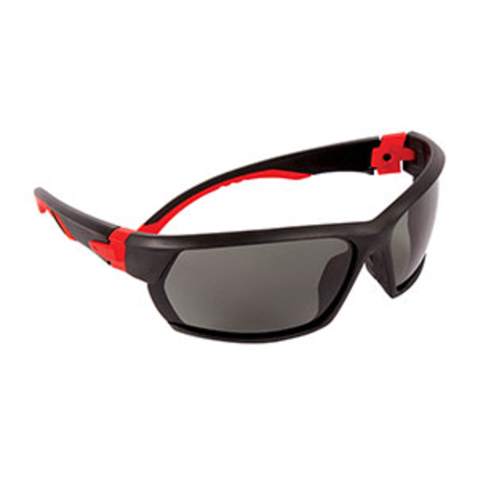 Dynamic Black & Red Frame Safety Glasses