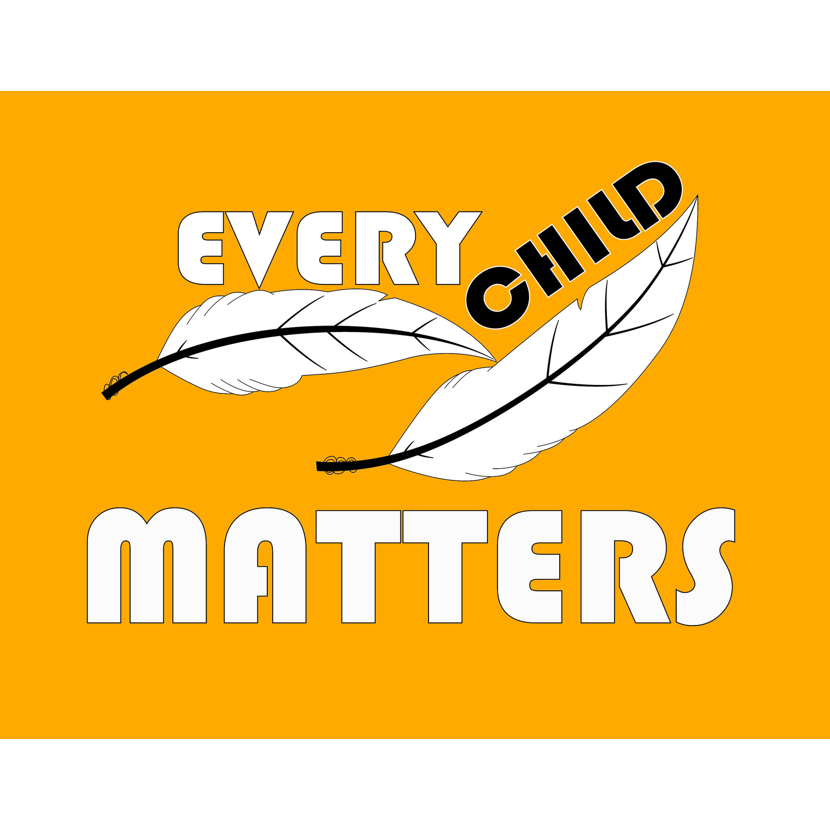 Every child matters lawn sign