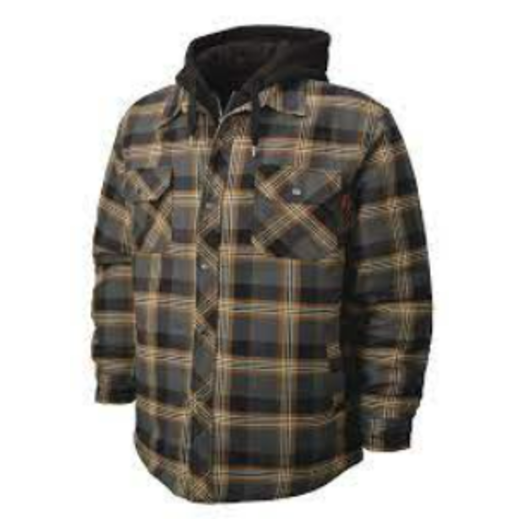 Tough Duck Tough Duck Quilt Lined Flannel Hooded Jacket WS06
