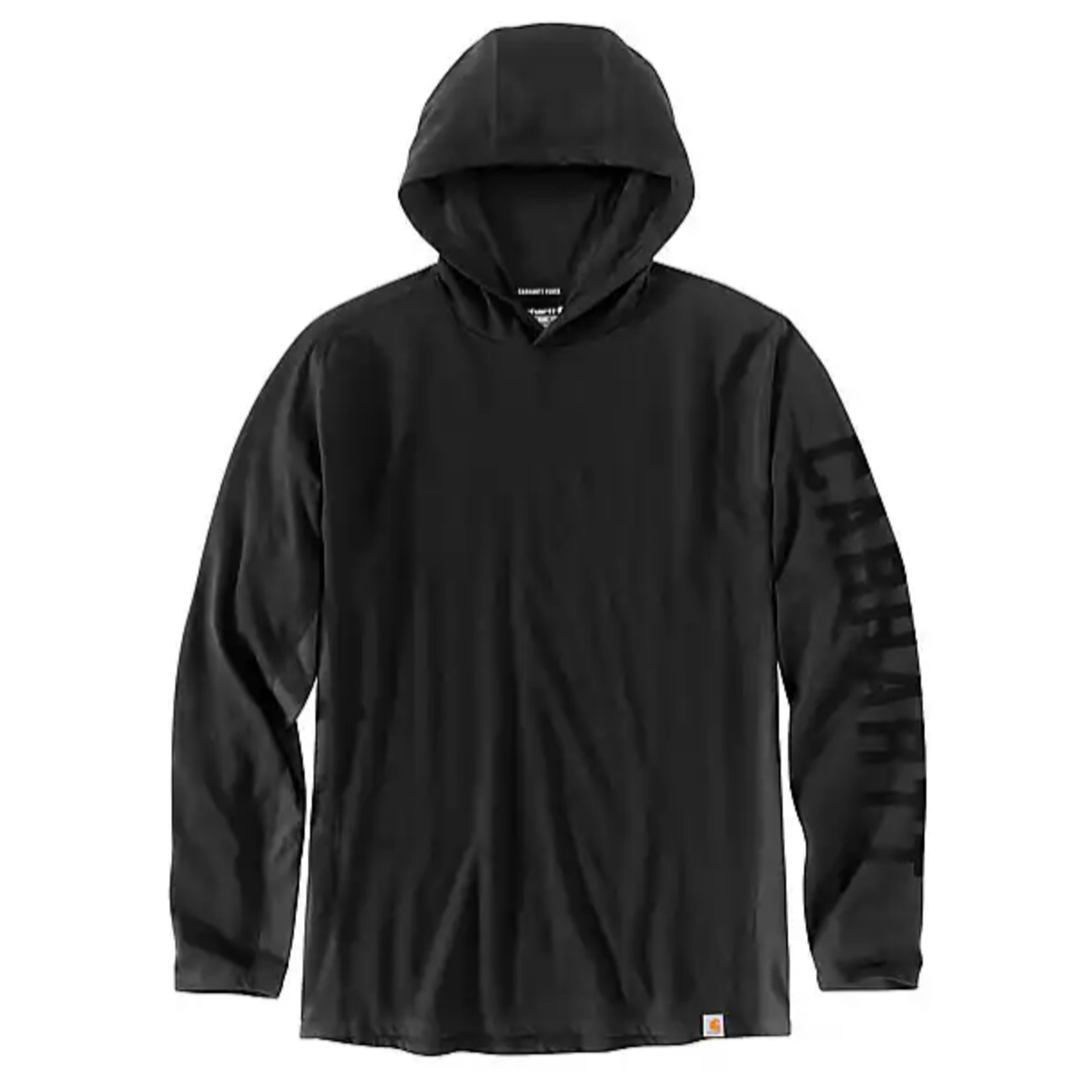 Carhartt Carhartt Force Long-Sleeve Hooded Logo Graphic T-Shirt 106654