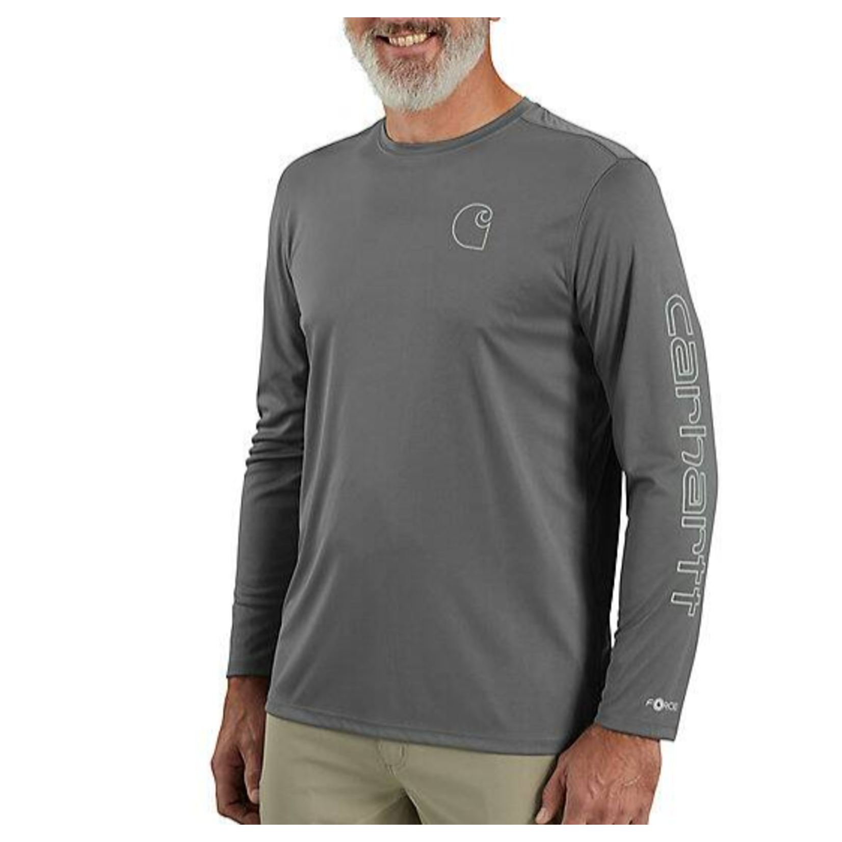 Carhartt Carhartt Force Sun Defender Lightweight Long Sleeve Logo Graphic Shirt 106164
