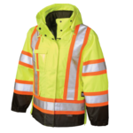 Tough Duck Ladies Tough Duck 5-In-1 HiVis Jacket SJ46