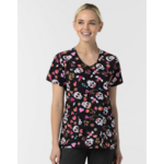 WINK WINK Print Scrub Top 6147