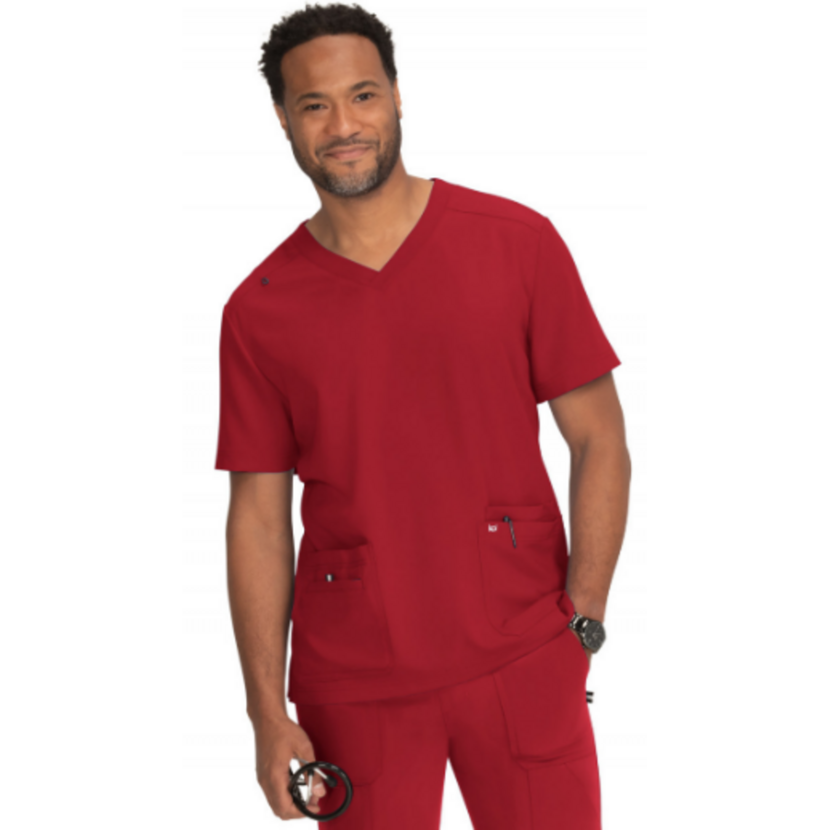 Koi Men's Unisex Free To Be Koi Scrub Top Koi 672