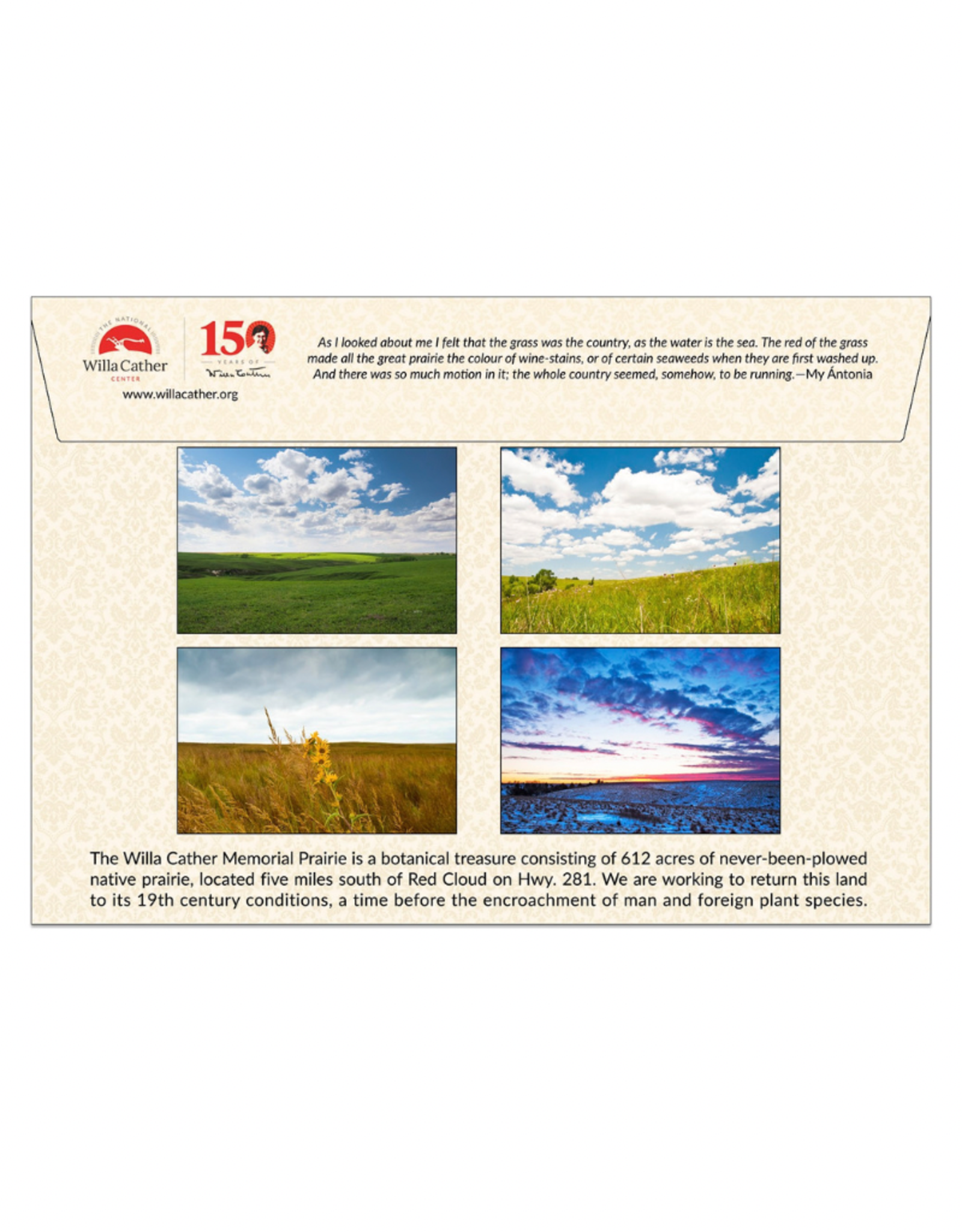Set of 8 Prairie Seasons Postcards