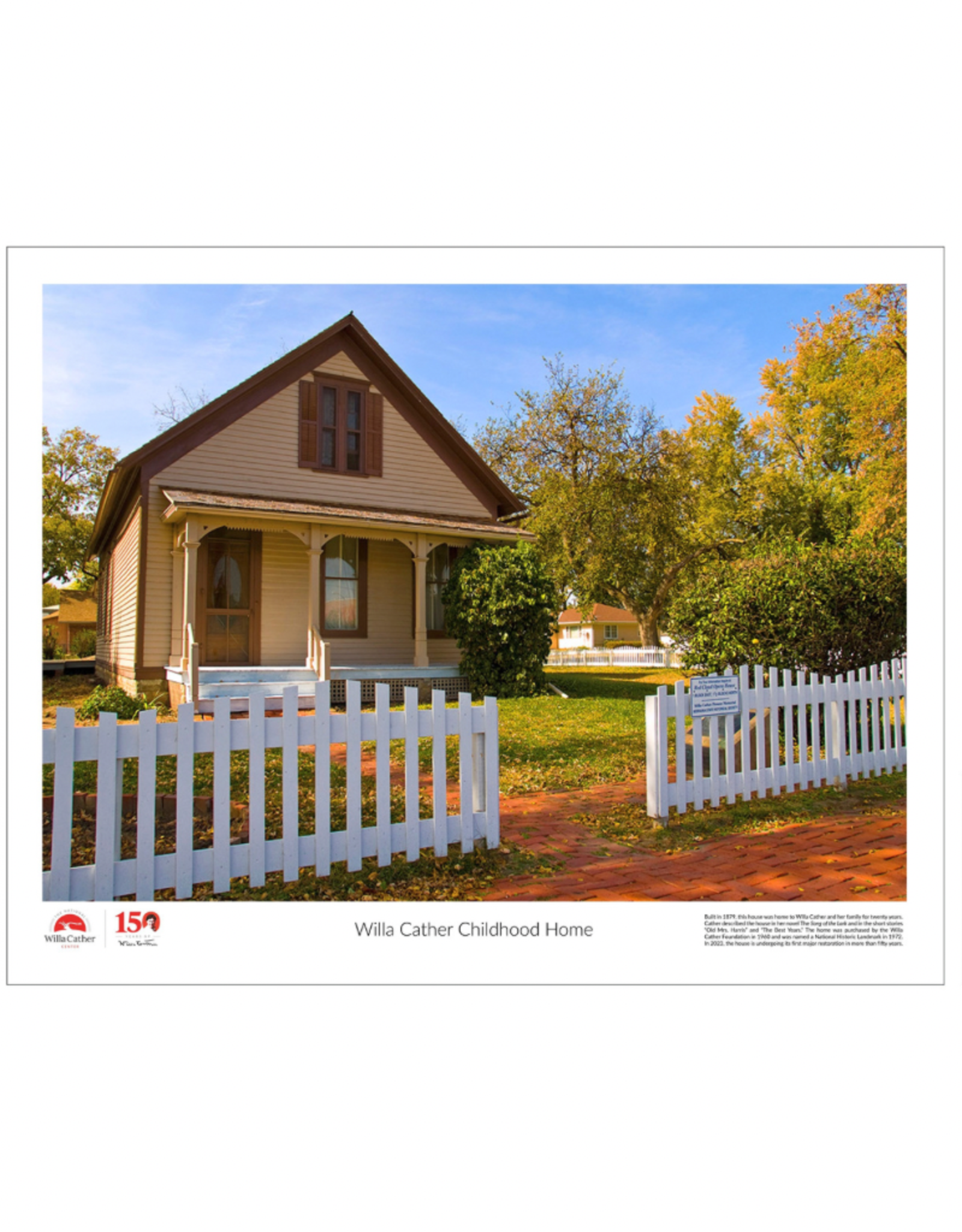 Willa Cather Childhood Home Poster