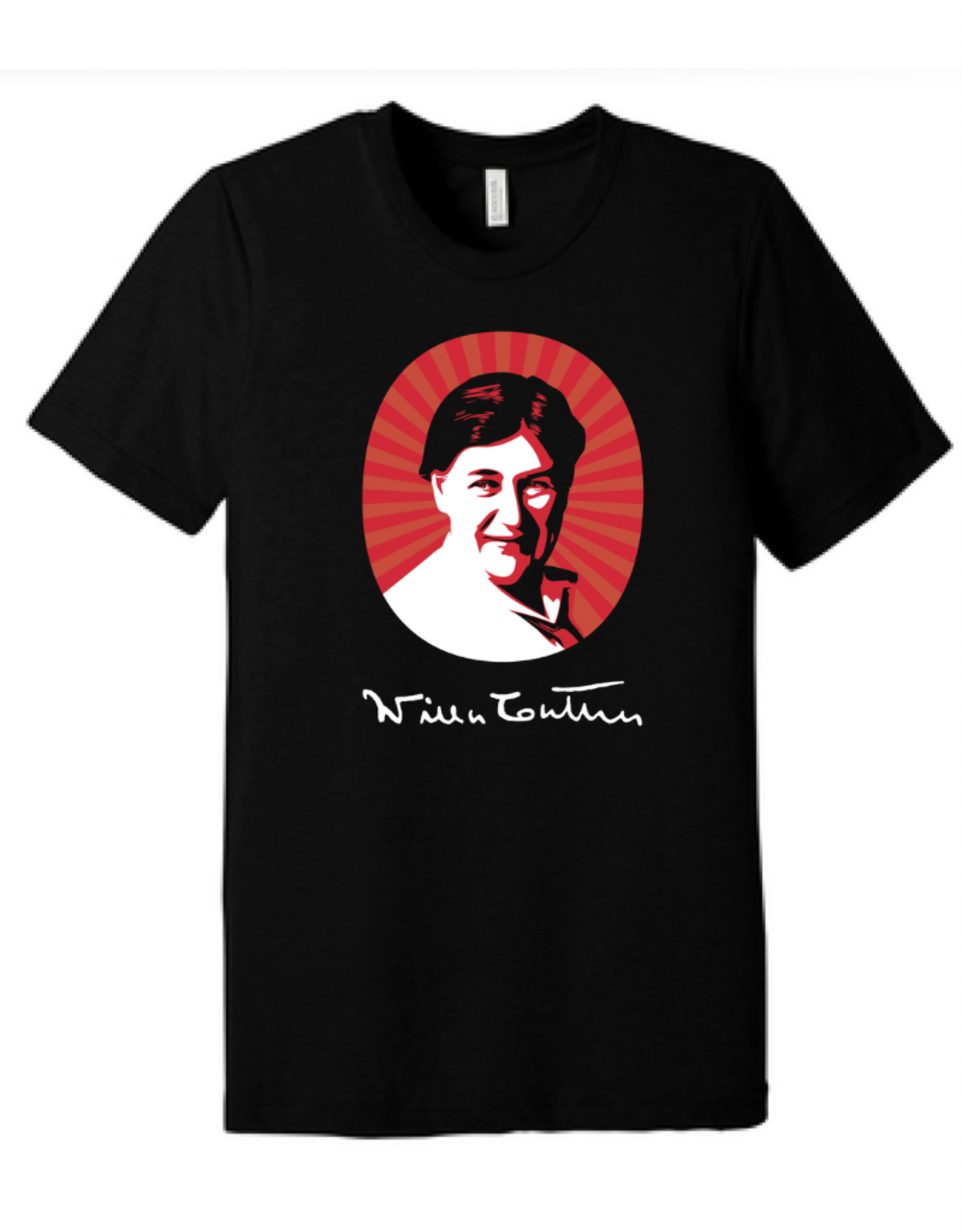 Willa Cather Portrait and Signature T-Shirt