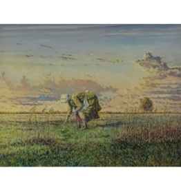 Consignment John Bergers Print: Mahailey and the Dandelions