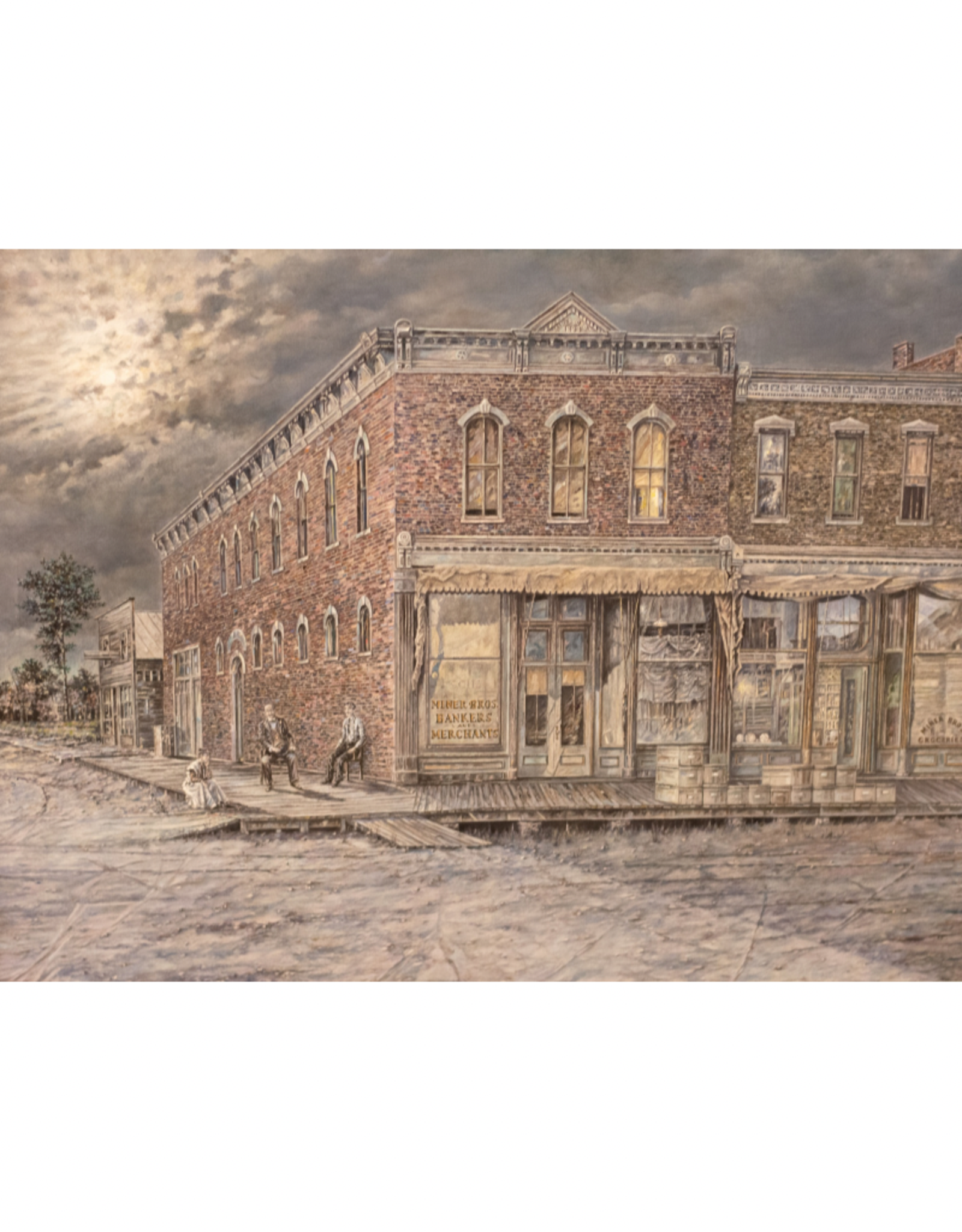 Consignment John Bergers Print: Beside the Red Brick Wall
