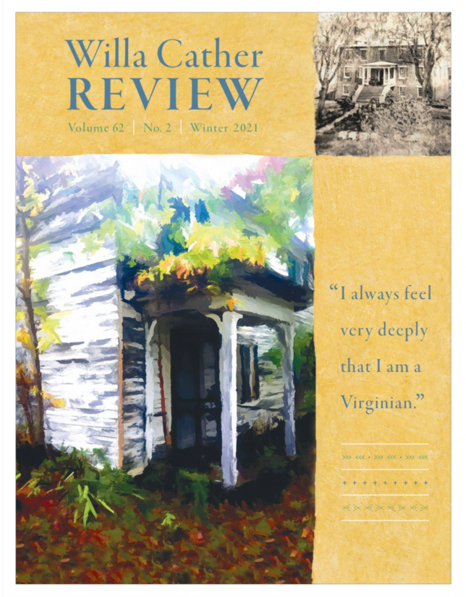 Willa Cather Review | 62.2 | Winter 2021