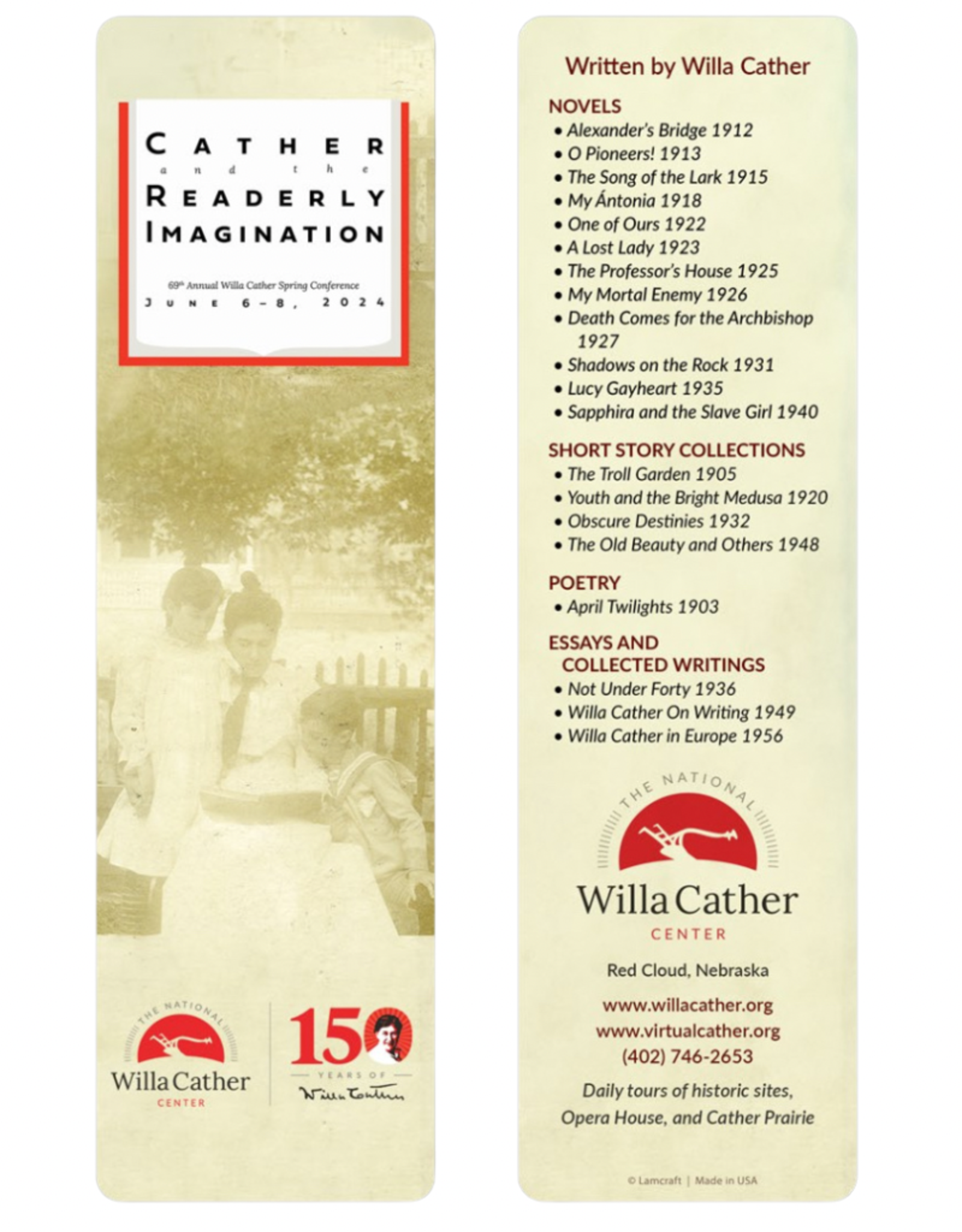 2024 69th Annual Spring Conference Bookmark