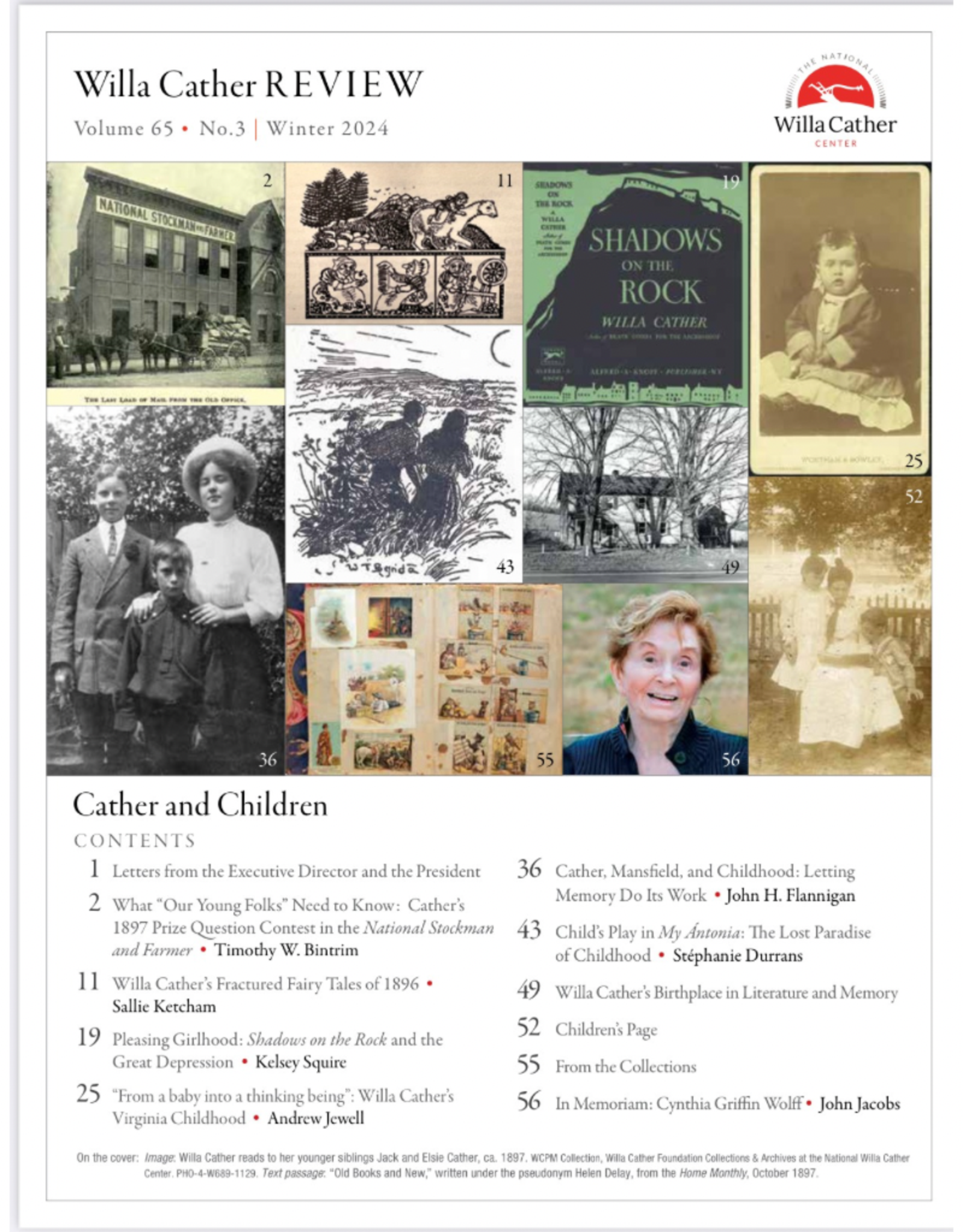 Willa Cather Review | 65.3 | Winter 2024