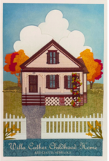 Willa Cather Childhood Home Card