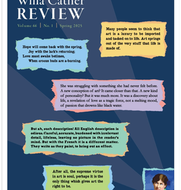 Willa Cather Review | 66.1 | Spring 2025