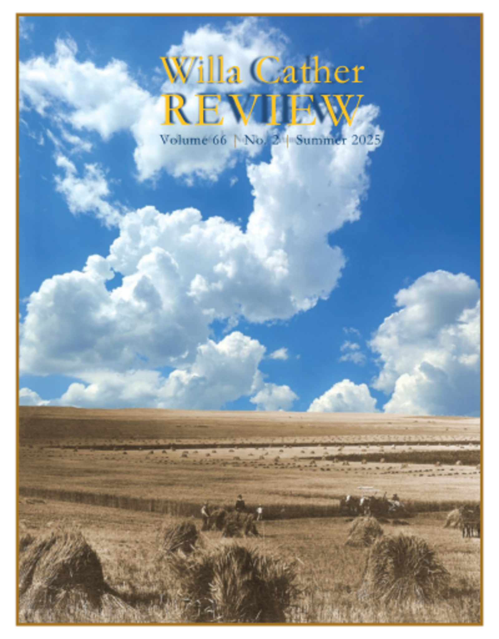 Willa Cather Review | 66.2 | Summer 2025