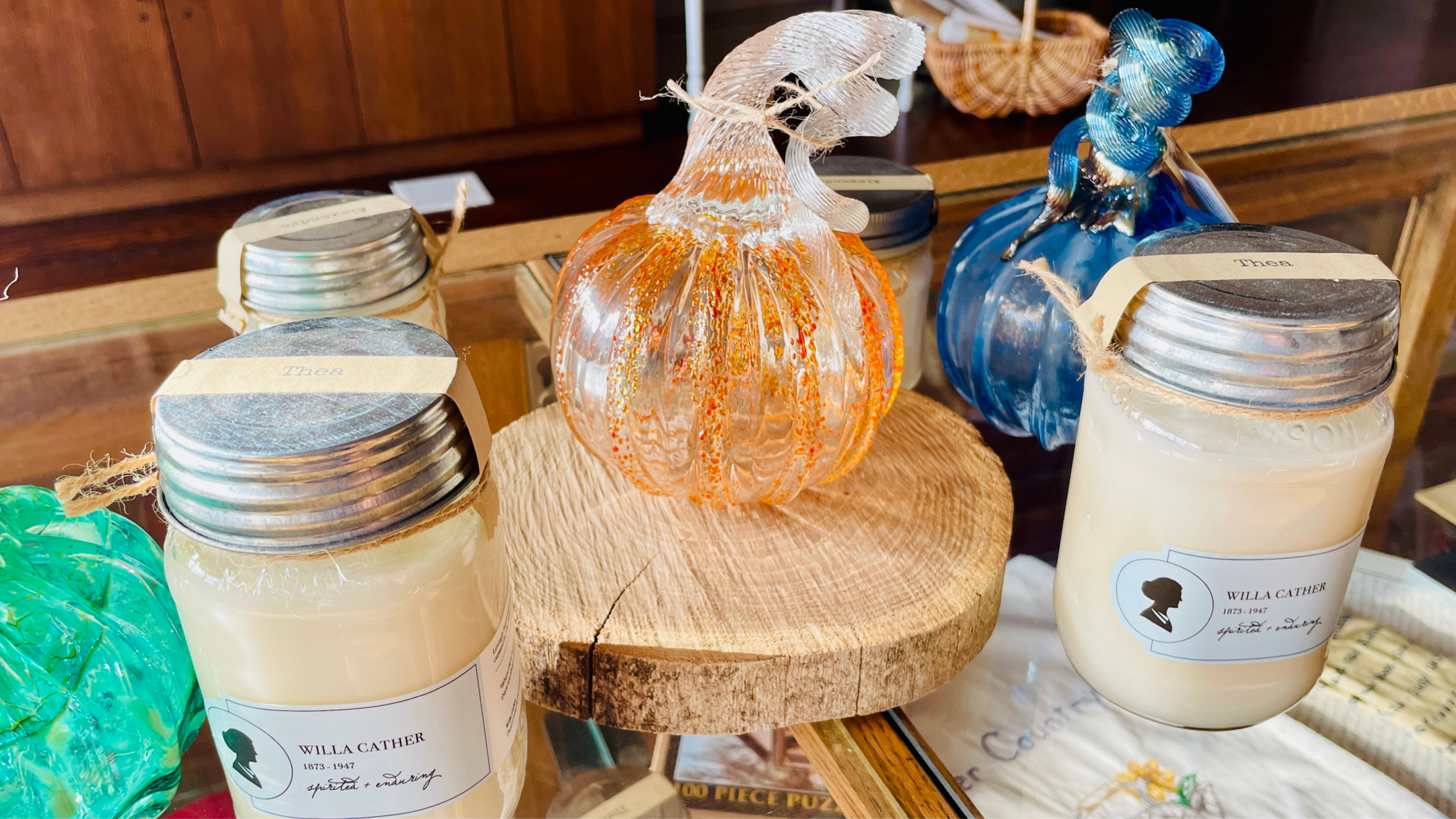 Candles & Pumpkin