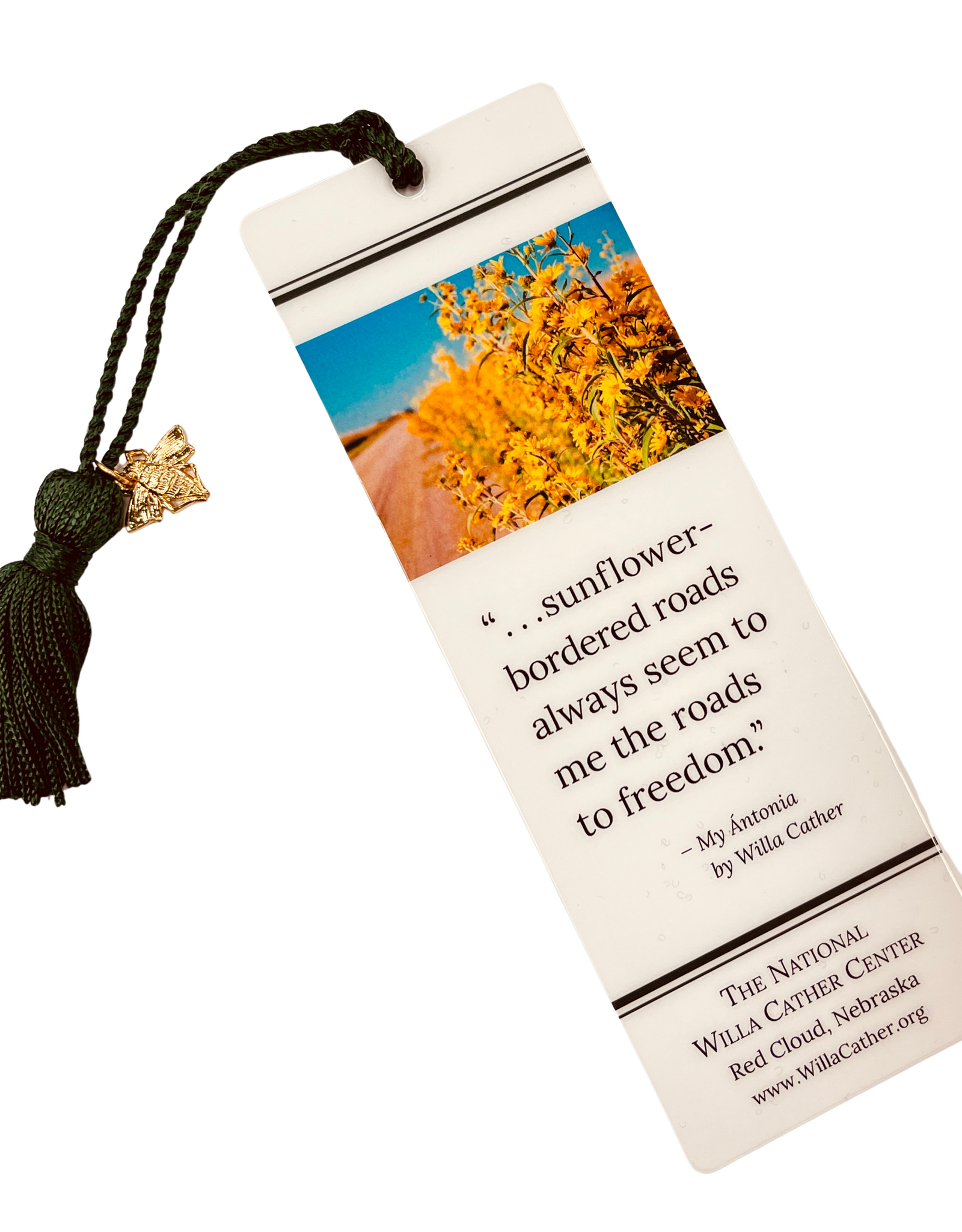 Sunflower Quote Harmony Designs Bookmark