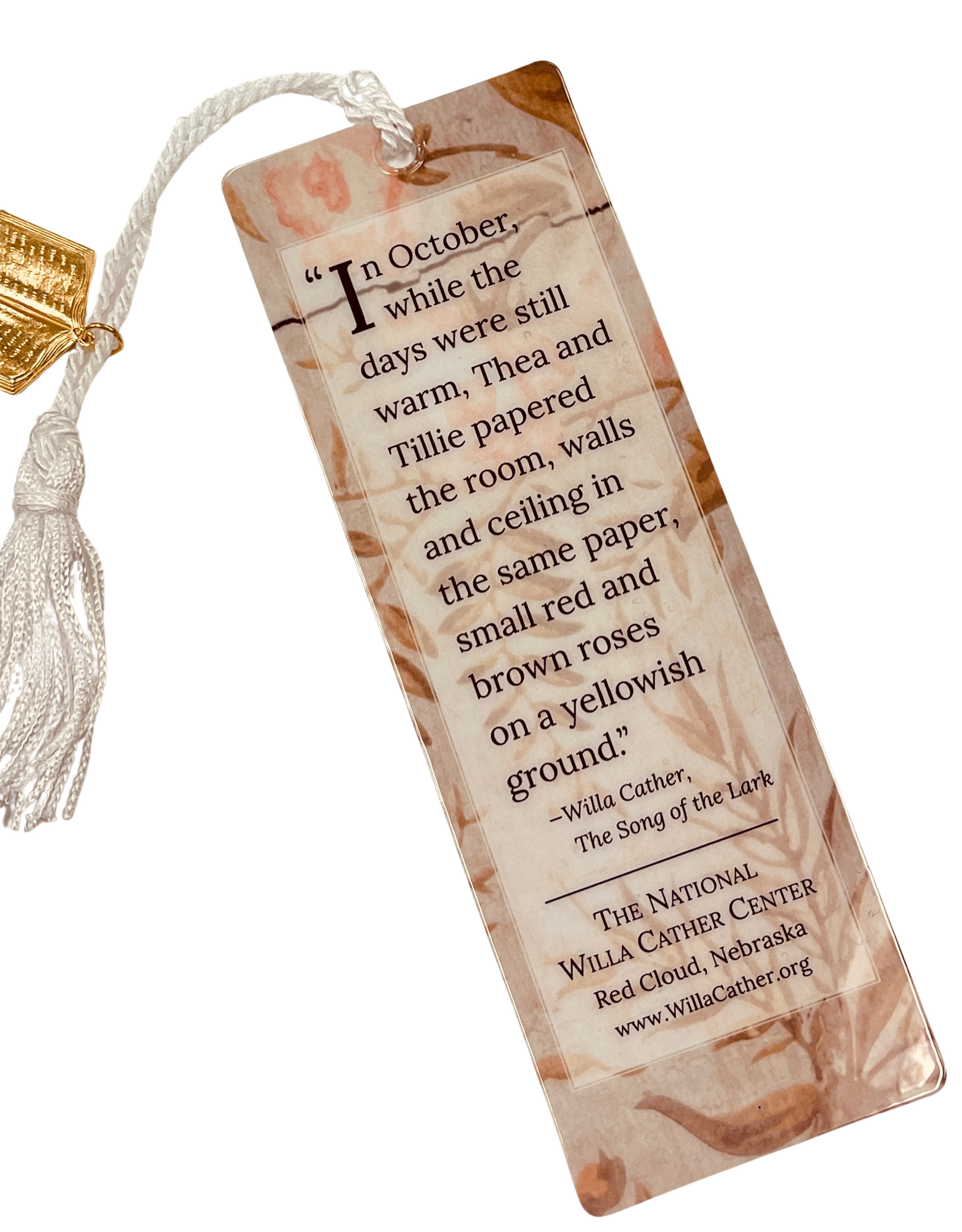 Willa Cather's Wallpaper Harmony Designs Bookmark