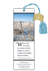 Winter Prairie Quote Harmony Designs Bookmark