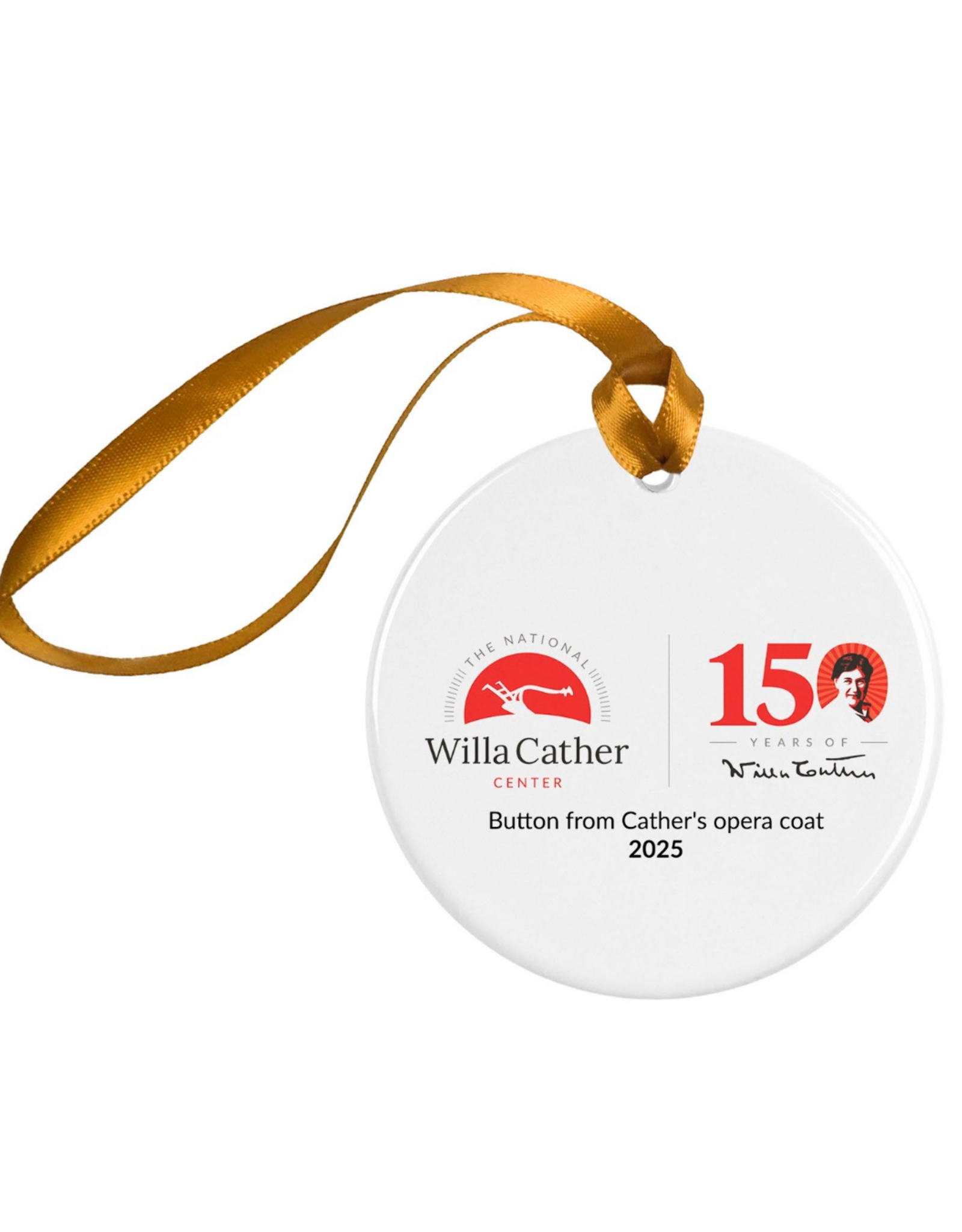 Ornament - Button from Cather's opera coat (2025)