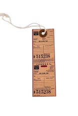 Depot Train Ticket Bookmark