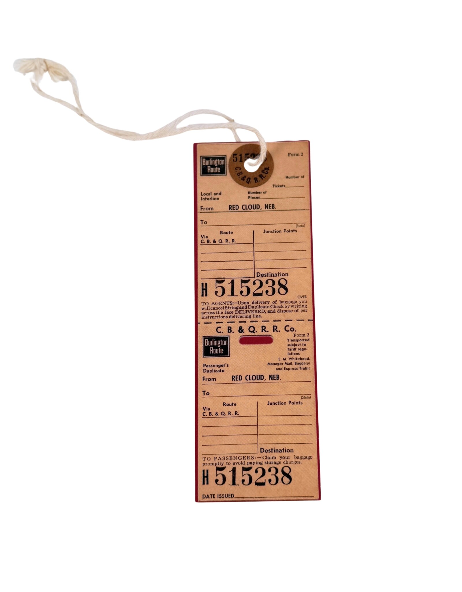 Depot Train Ticket Bookmark