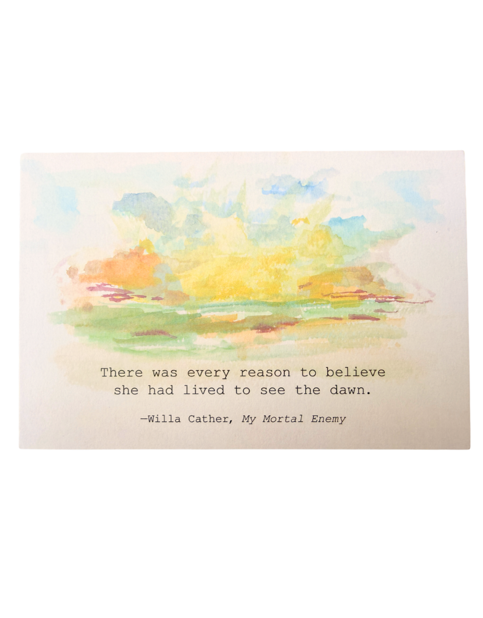 There was every reason | Postcard