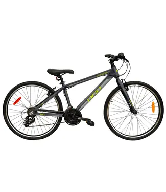 X ZONE 260  14" Charcoal/Vert Lime mat