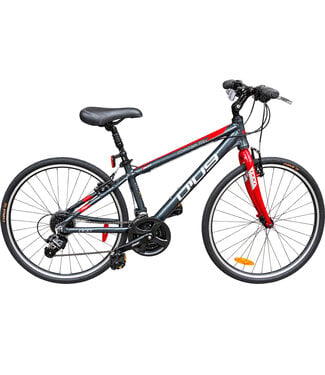 URBAN 700   14'' ARGENT/ROUGE MAT