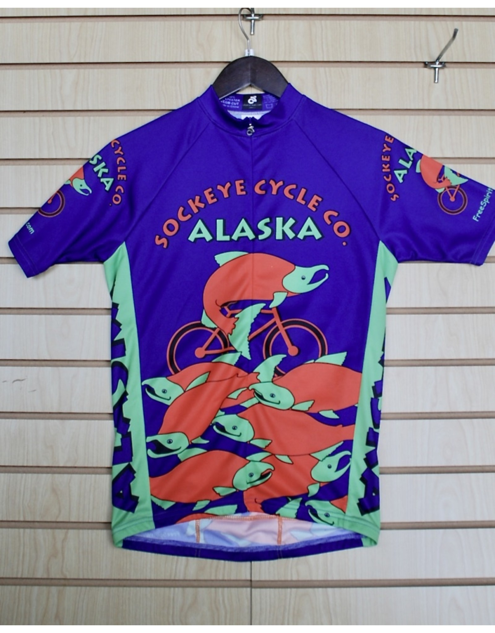 Free Spirit Jersey Mens SS Free Spirit Sockeye Fish