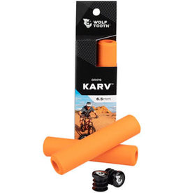 Wolf Tooth Components Wolf Tooth Karv Grips - Orange