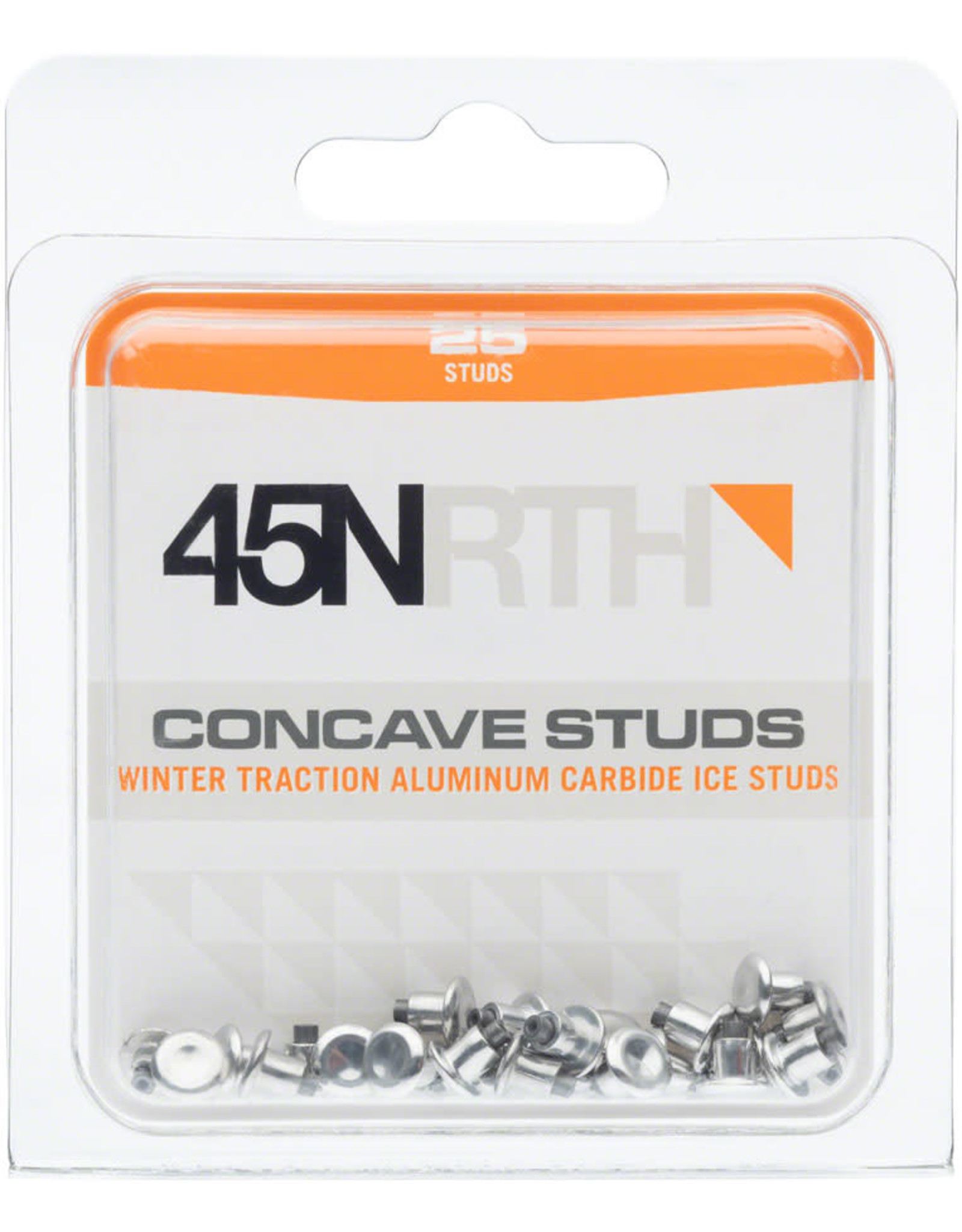 45NRTH 45NRTH Concave Carbide Aluminum Studs: Pack of 25