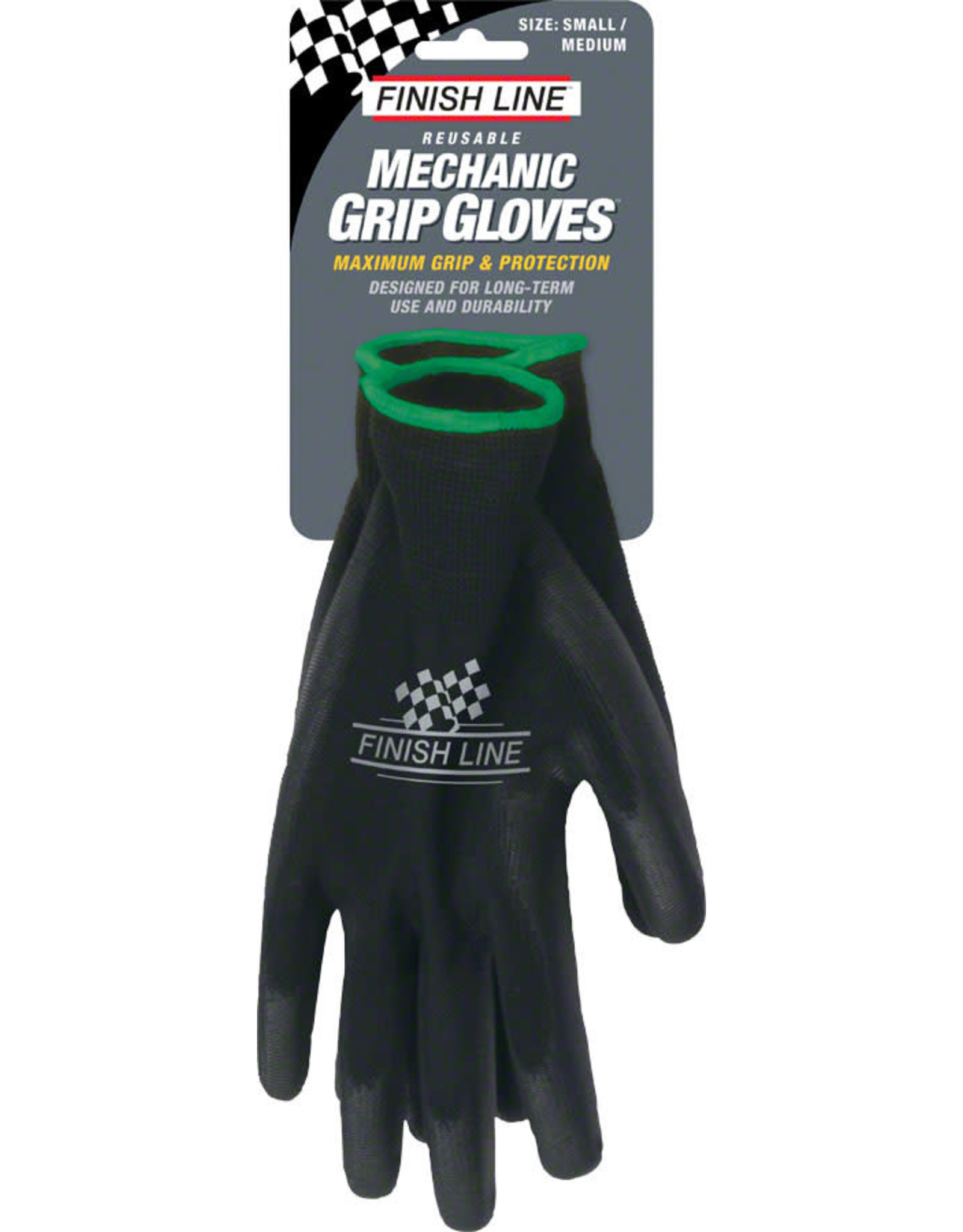 Finish Line Finish Line Mechanic's Grip Gloves, SM/MD