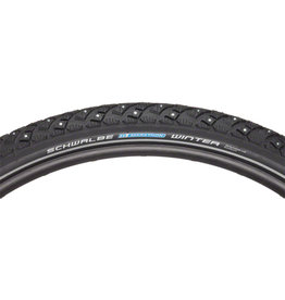 Schwalbe Schwalbe Marathon Winter Plus Tire - 29 x 2, Clincher, Wire, Black/Reflective, Performance Line, 208 Steel Studs