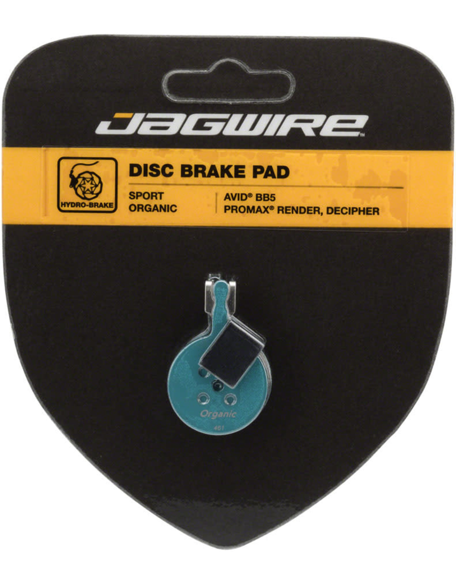 Jagwire Jagwire Sport Organic Disc Brake Pads for Avid BB5, Promax Render