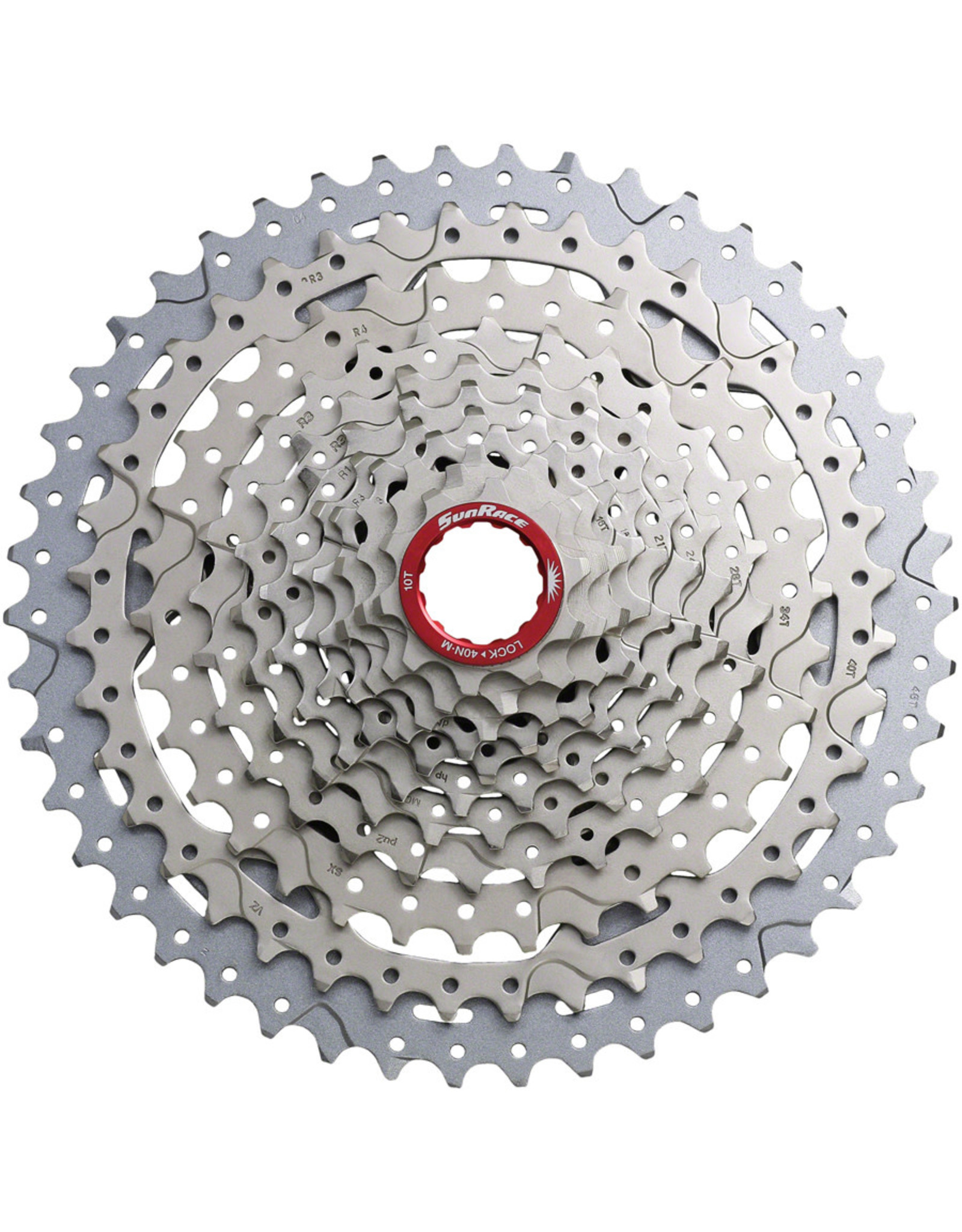 SunRace SunRace CSMX9X Cassette - 11-Speed, 10-46t, Metallic Silver, For XD Driver Body