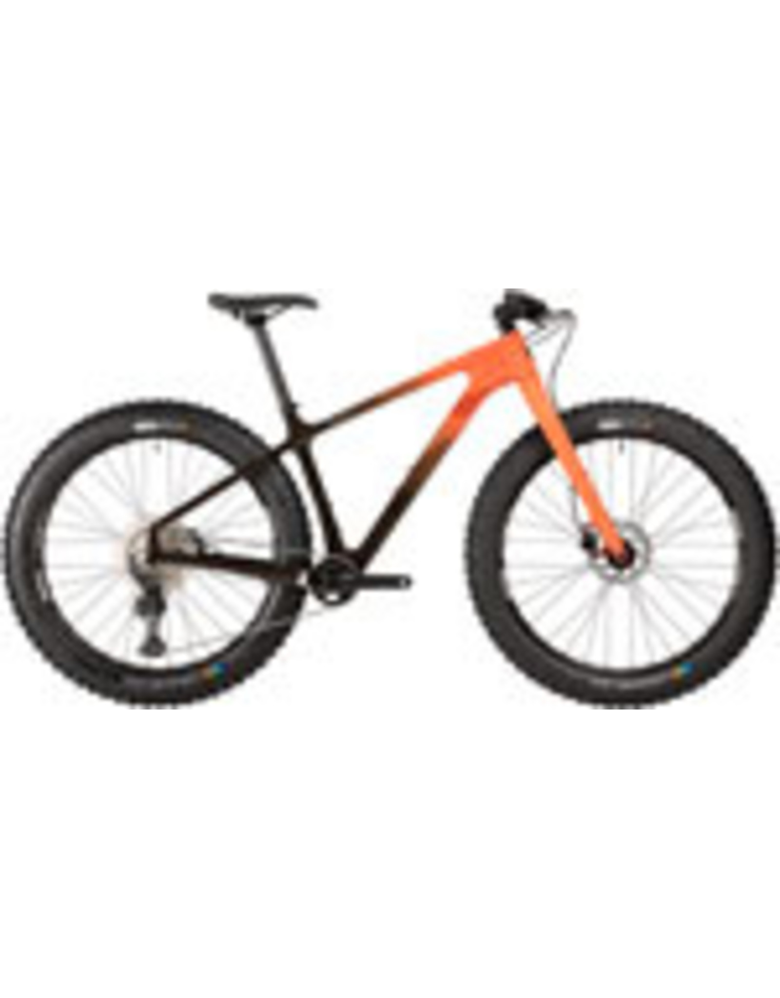 Salsa Salsa Beargrease Carbon Deore 11spd Fat Tire Bike - 27.5", Carbon, Red Fade, X-Large