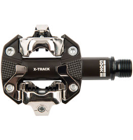 LOOK LOOK X-TRACK Pedals - Dual Sided Clipless Chromoly 9/16 Gray