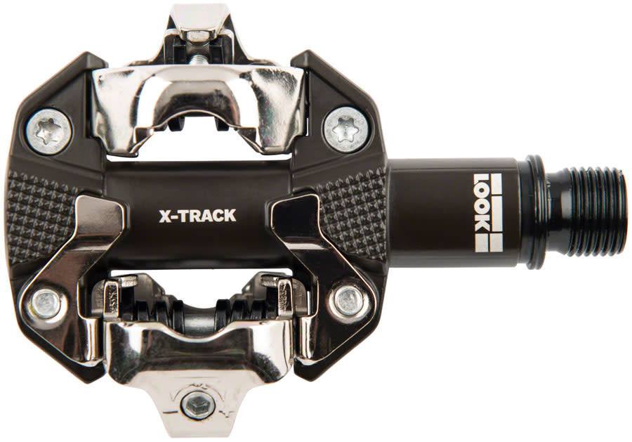 LOOK XTRACK Pedals Dual Sided Clipless Chromoly 9/16 Gray Sockeye