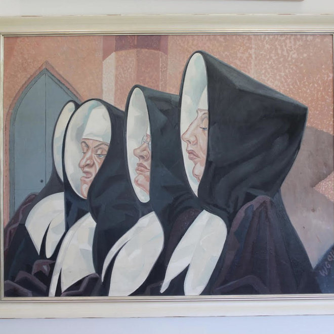 Three Nuns Oil Painting