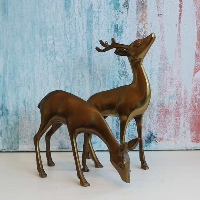 Vintage Pair of Deer