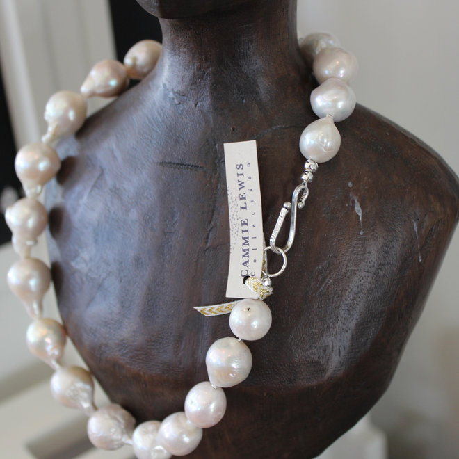 Cammie Lewis Designs - Baroque Pearl Necklace