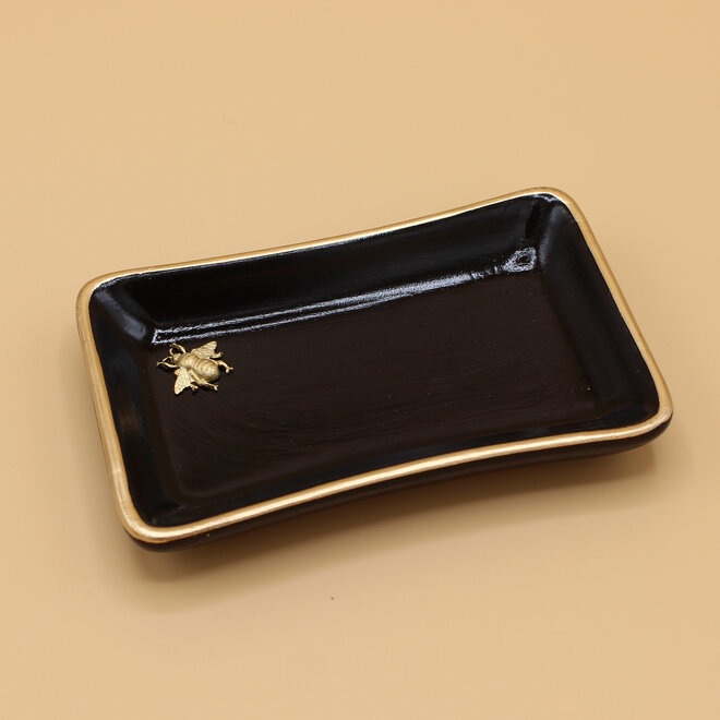 Rectangle Accent Dish - Black Bee