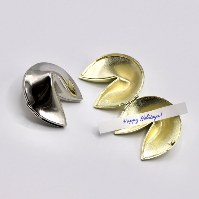 Fortune Cookie Boxes - Silver or Gold